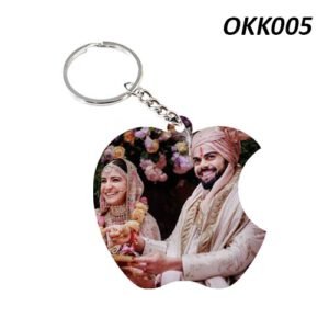 Best Customized Photo print Apple W00den Keychain