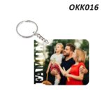 Best Customized Family Wooden Keychain