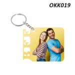 Best BFF Custom Wooden Keychain