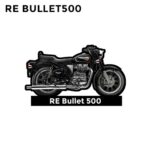 Best RE Bullet 500 CC Custom Wooden Keychain