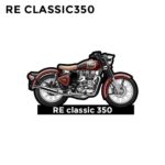 Best RE Classic 350 CC Custom Wooden Keychain