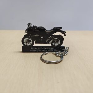 Best Suzuki Gixxer SF 250 CC Black Wooden Keychain
