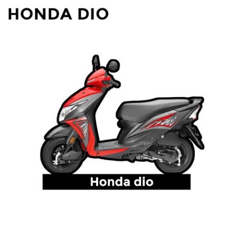Best Honda Dio 110 CC Customized Wooden Keychain