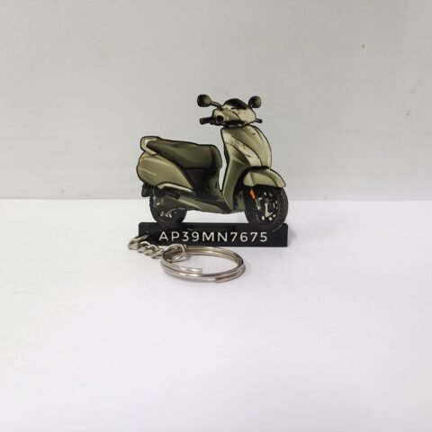 Best Jupiter 125 Titanium Grey Customized Keychain.