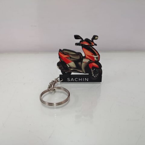 Best Customized TVS Ntorq 125 CC Wooden Keychain