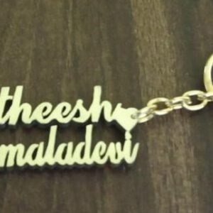 Best Double Name Metal Keychain