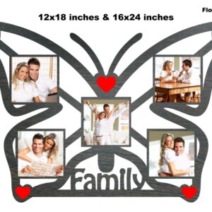 Beautiful Butterfly Family Photo Frame 013