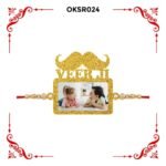 Best Personalized Veerji Photo Rakhi OKSR24