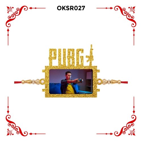Best Personalized PUBG Photo Rakhi OKSR27