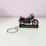 Best Royal Enfield meteor 350 supernova blue Keychain