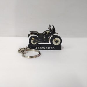 Best RE Himalayan Gravel Grey Customized Keychain