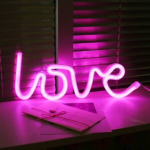 Pink Neon Love Light