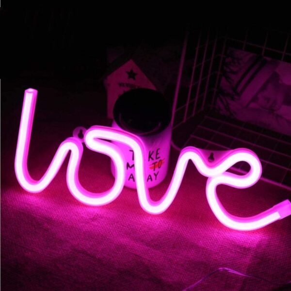 Pink Neon Love Light