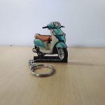 Best Suzuki Access 125 Solid Ice Green Wooden Keychain