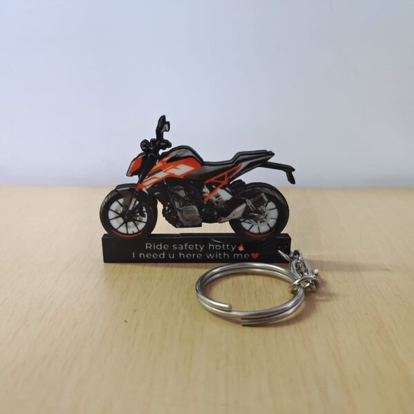 Best KTM Duke 250 Electronic Orange Keychain