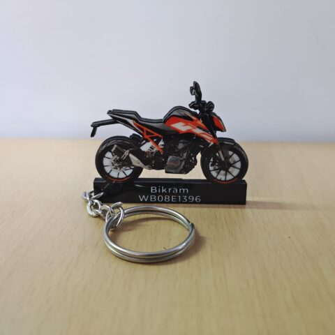 Best KTM Duke 250 Electronic Orange Keychain