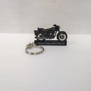 Best Royal Enfield Bullet Jet Black Keychain