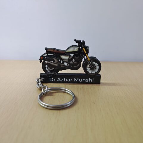 Best TVS Ronin Galactic Grey Wooden Keychain