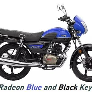 Best TVS Radeon Blue and Black Keychain