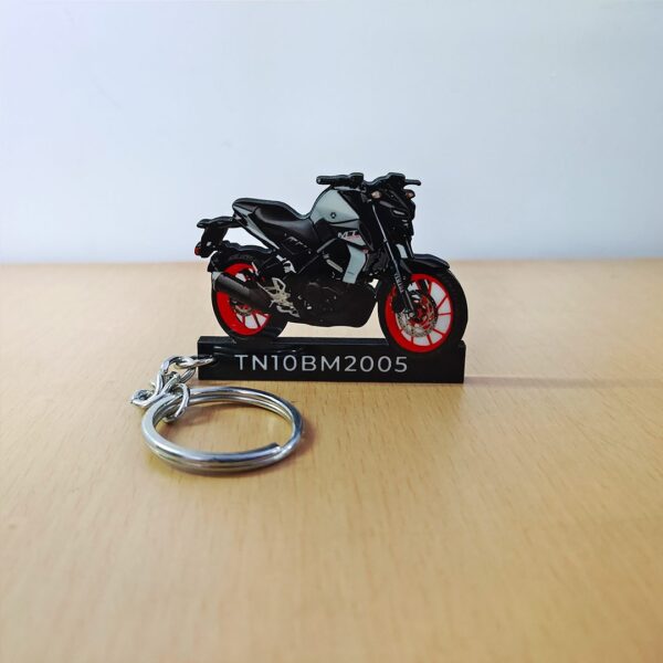 Best Yamaha MT 15 Ice Fluo Vermilion Keychain