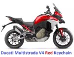 Best Ducati Multistrada V4 Red Keychain