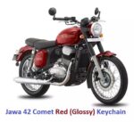 Best Jawa 42 Comet Red Glossy Keychain
