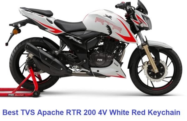 TVS Apache RTR 200 4V White Red