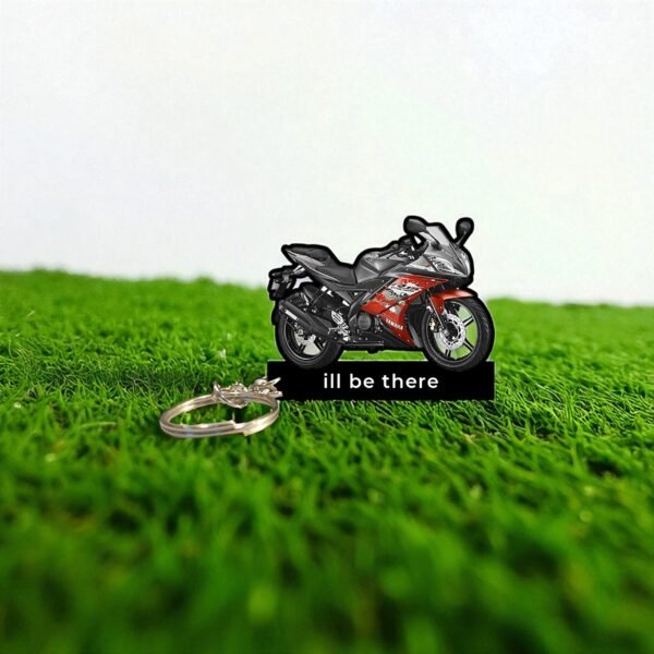 Yamaha R15 V2 Adrenaline Red 2D Keychain | Premium MDF