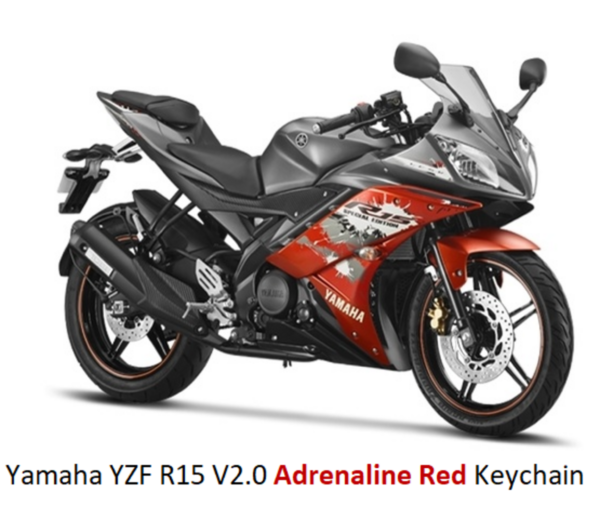 Yamaha YZF R15 V2 Adrenaline Red Keychain