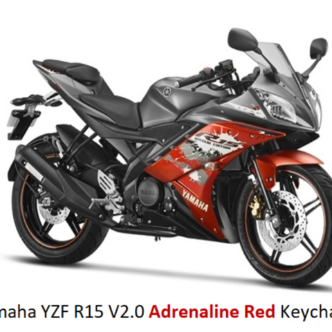 Best Yamaha YZF R15 V2 Adrenaline Red Keychain