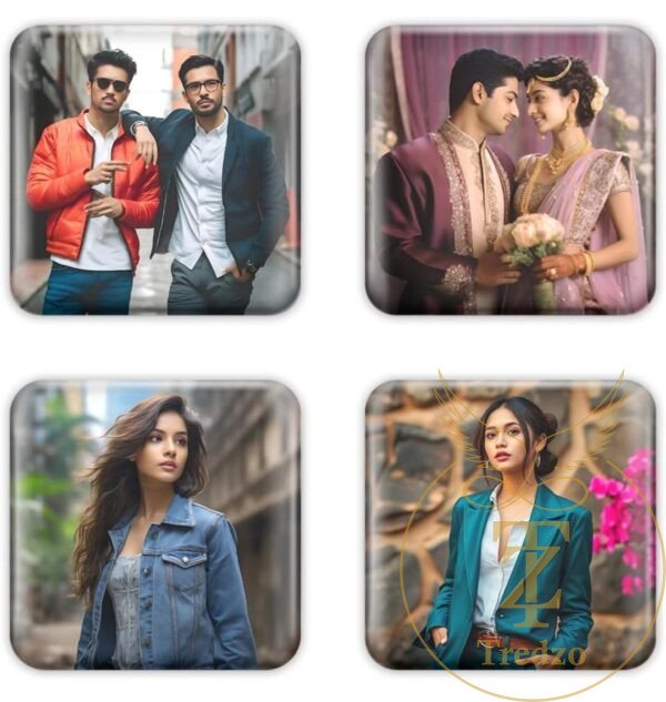 Custom Photo Magnets – Personalized Magnetic Photo Frames