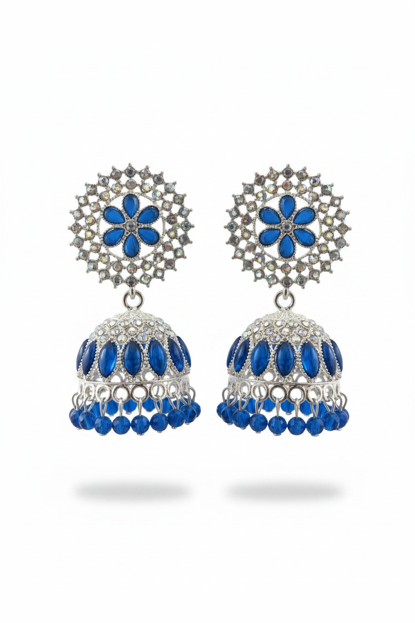 2 jhumka design silver
