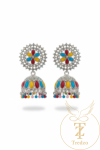 5 silver jhumka for women